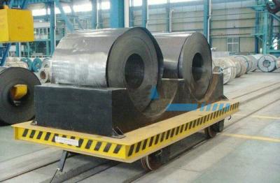 China 10 Tonnen-Selbstwerkstattausrüstungs-flacher Schienen-Übergangswagen oder motorisierte Laufkatze zu verkaufen
