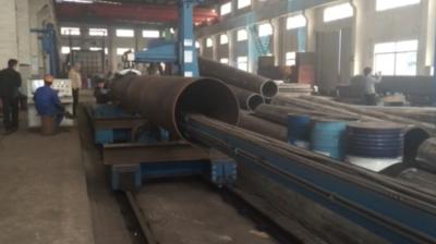 China 12m Length CNC Pipe Making Machine With Lincoln Welding Source for sale