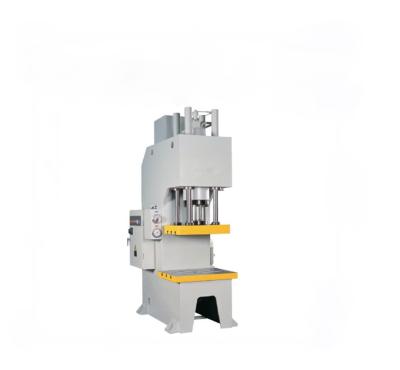 China PLC Servo Single Column Hydraulic Press Machine YD30-100 For Metal Sheet Bending for sale