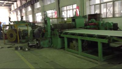 China Hydraulic Hot Roll Mild Steel Slitting Line 6x1600mm Welded By Steel Plate for sale
