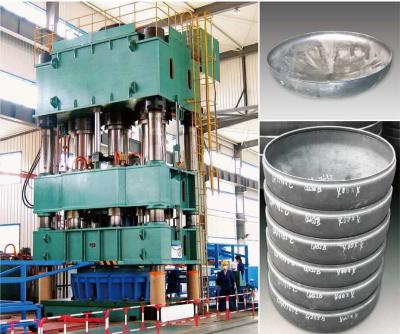 China Vertical Hydraulic Press Machine 1000 Ton For Max 1000 Mm Round And Ellipse Dish End for sale