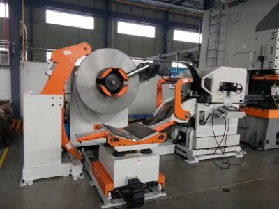 China 1300 Mm Width 3 In 1 Medium Coil Feeder Machine Cooperated With Punching for sale