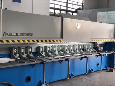 China SGS 1.5x4m V Grooving Machine For Stainless Sheet Decoration for sale