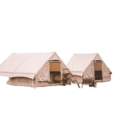 China Camouflage Game / Field Customized Canvas Tent Outdoor Rise Waterproof Camping Inflatable Tent for sale