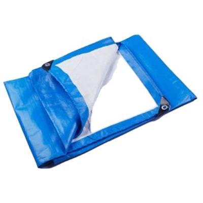 China Stain Resistant Fabric Poly Tarps Cover In Sun Resistant PE Tarpaulin Waterproof Other Type Fabric Tarpaulin Woven Bag 100-220gsm Available for sale