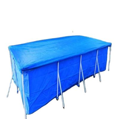 China Easy-set PVC Swimming Pool Cover Circular Swimming Pool Surface Cover UV Stop Waterproof Outdoor for sale
