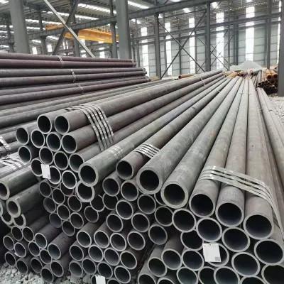 China 6m Welded Steel Pipe Round ERW Black Carbon Steel Pipe ASTM DIN GB EN Standard for sale