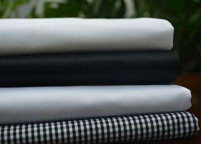 China 100% POLYESTER TWILL DYED FABRIC WHITE/BLACK   7.2 oz/yd2  60/61” for sale
