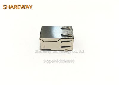 China Conector de HR871119C PoE RJ45, poder 10/100BASE-TX sobre el conector de Ethernet RJ45 en venta