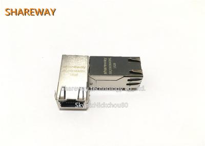 China PHY PoE RJ45 Ethernet Jack JK0-0133NL Single Port With Integrated Magnetics for sale