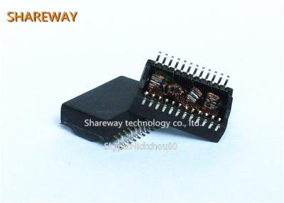China 27.81*15.37*7.24mm 1/1 CT lan transformer H5089NL for HUB and PC card for sale