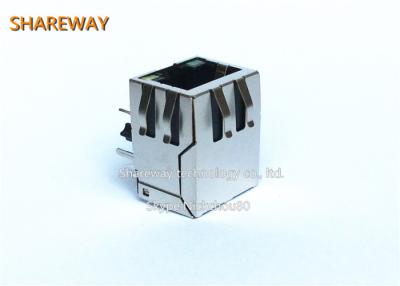China JD0-0003NL todo Rj45 plástico Jack modular com dedo e luzes dobro à venda
