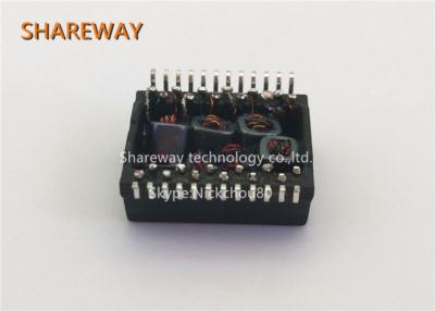 China 350mA PoE SMD Ethernet Magnetic Transformers TG10G-RP02NJLF 30W for sale