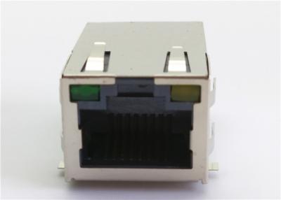 China Single Port RJ45 Magnetic Jack HR911105A 10 / 100 / 1000Baase With Module / LED for sale
