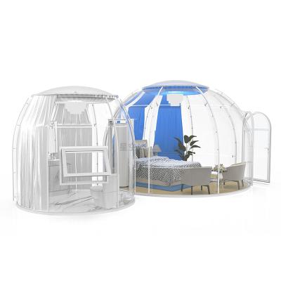 China Da barraca amigável do iglu da bolha de Eco barraca pessoal reciclável da bolha 350kg à venda