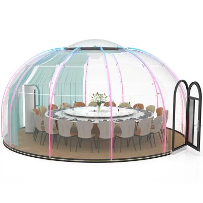 China Custom Size Garden Igloo Bubble Tent Diameter 6m Individual Bubble Tent for sale