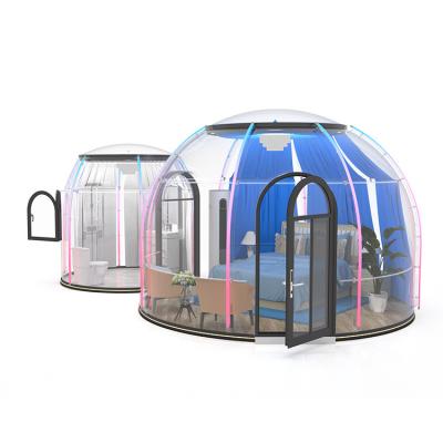 China Dome Shaped Dining Bubble Tent Diameter 4m Dome Igloo Bubble Tent for sale