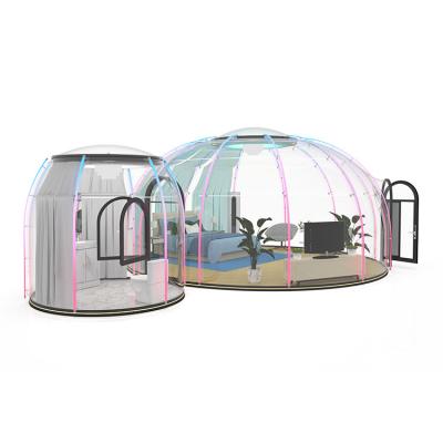 China Stern-Ansicht-klare Blasen-Campingzelt-starke Brauchbarkeits-enormes Blasen-Zelt zu verkaufen