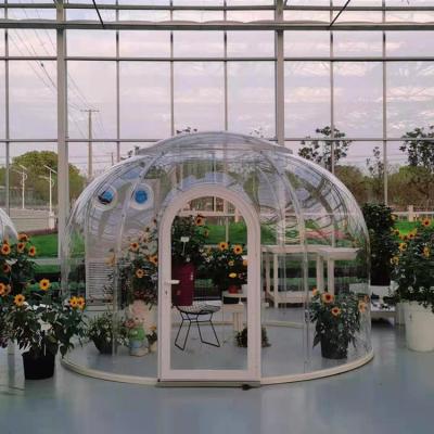 China Barraca de jardim de policarbonato de policarbonato para PC com diâmetro de 3,5 m grande cúpula à venda