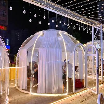 China Tienda transparente de la burbuja de la prenda impermeable de la casa de la bóveda de la PC de la tienda de la bóveda del iglú del ocio en venta