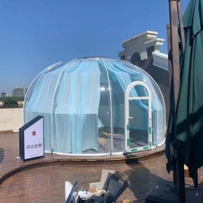 China Diâmetro transparente de construção fácil 5m da barraca do iglu para facilidades de lazer à venda