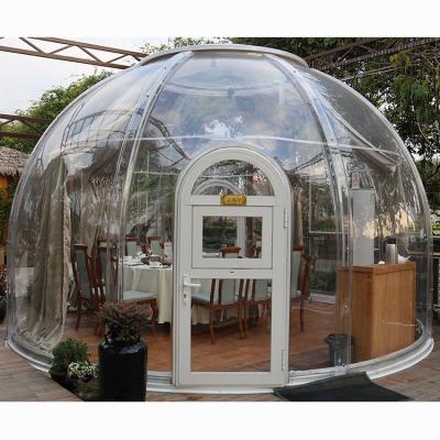 China Diameter 5m Garden Igloo Tent Lightweight Easy Install Waterproof Dome Tents for sale