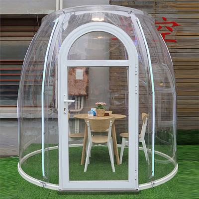 China Wind Resistance Plastic Dome Tent Solid Sheet Patio Bubble Dome for sale