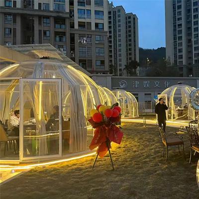 China Tienda de campaña de la burbuja de la tienda de la burbuja del partido de la resistencia de la lluvia para acampar de los chalets en venta