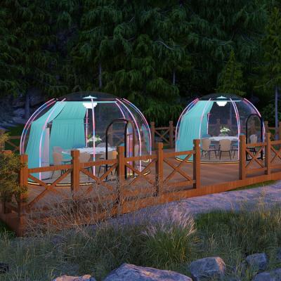 China Newest Design Polycarbonate Dome House Height 2.8m Outdoor Bubble Tent for sale