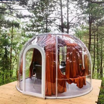 China Green Houses Outdoor Bubble Tents Wooden Carton Packaging en venta