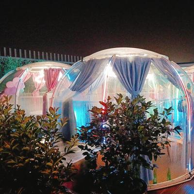中国 Large Luxury Geodesic Clear Transparent Outdoor Domes Igloo Tents 販売のため