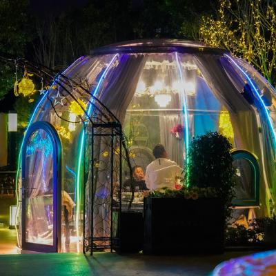 China Vier Jahreszeiten PC Modularhaus Outdoor Schwerlast Camping Transparentes Kuppelzelt zu verkaufen