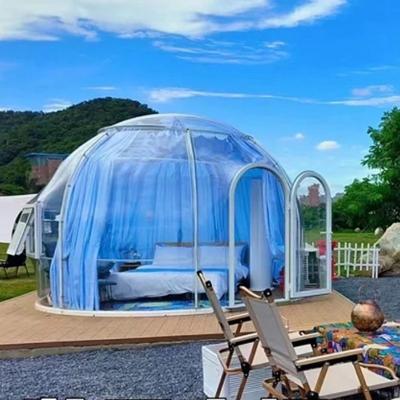 China UV Resistance 10x10 Clear Bubble Tents Heat Resistant PC Polycarbonate Dome Tent for sale