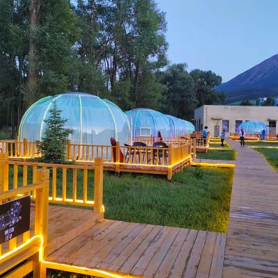 China Tenda de burbujas redonda de PC + aluminio transparente para acampar y eventos al aire libre en venta