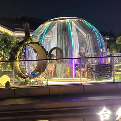 China Goedkope bubbel transparante ronde pc + aluminium heldere bubbel tent voor buiten kamperen Te koop