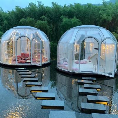 China KTV Outdoor Bubble Tent PC Clear Transparent Farmhouse Dome Tents for sale