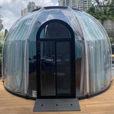 Китай 99.9% UV Resistance Clear PC Dome House Igloo Bubble Tent For Outdoor Camping продается