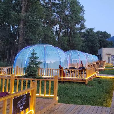 China 3m x 2.3m Tenda de burbujas de iglu Tenta de cúpula impermeable 160kg Peso en venta