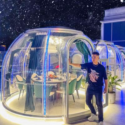 China Transparent Glamping PC Dome House Clear Bubble Tent For Luxury Outdoor for sale