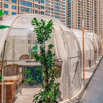China PC Transparent Dome House Hotel Dome Tents For Party And Events à venda