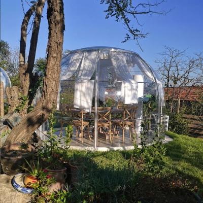 China PC Clear Dome House Tent 6m Geodesic Dome For Outdoor Clamping en venta