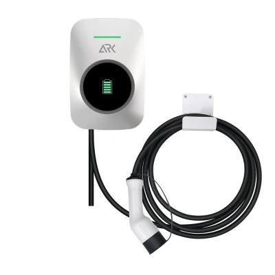 China Wall Mounted EV Charging Station Wallbox With Type2 Plug & Bluetooth Wi-Fi for sale