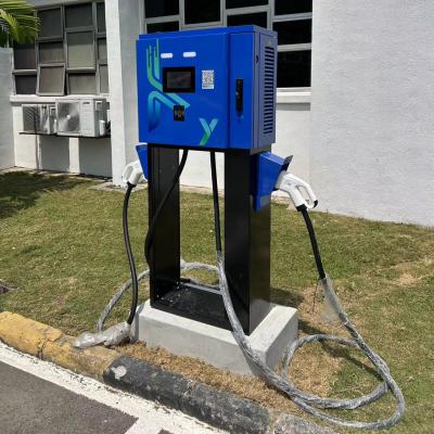 China Ip54 Wall Mounted / Floor Mounted Ev Fast Charging Stations With Remote Control for sale