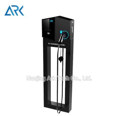 China Natural Cooling 11KW Wall Mounted AC Commercial EV Charger for sale