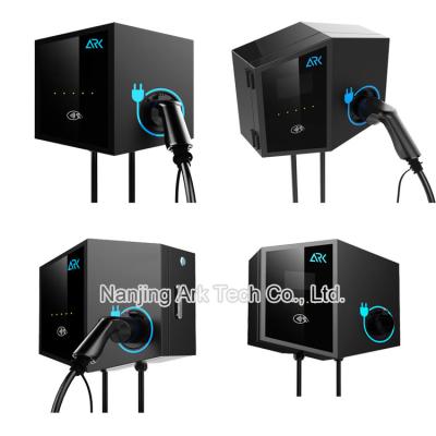China Wall Mounted 22KW 400V EV Charger Point , 3 Phase Level 2 EV Charging Station for sale