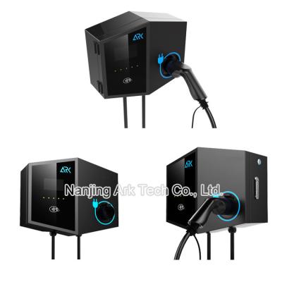 China Natural Cooling 3 Phase OCPP 22KW Wall Box EV Charger for sale