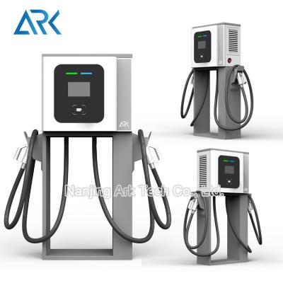 China Wall Mount RFID IP54 30KW Electric Car DC Fast Charger for sale