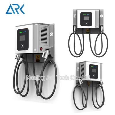 China CCS Chademo Two Plugs DC Fast 30KW EV Charger Point , 400V Public Electric Vehicle Charging Stations for sale