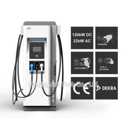 China Ground Mount 60-150KW IEC 62196 DC Fast Combo Charger for sale