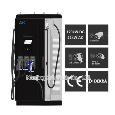 China Mode 4 120KW IEC 62196 Fast Car Charging Stations With Metal Casing And Semi Gross Coating for sale